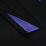 25/26 BAR Black  Half Pull Tracksuit  (半拉链)