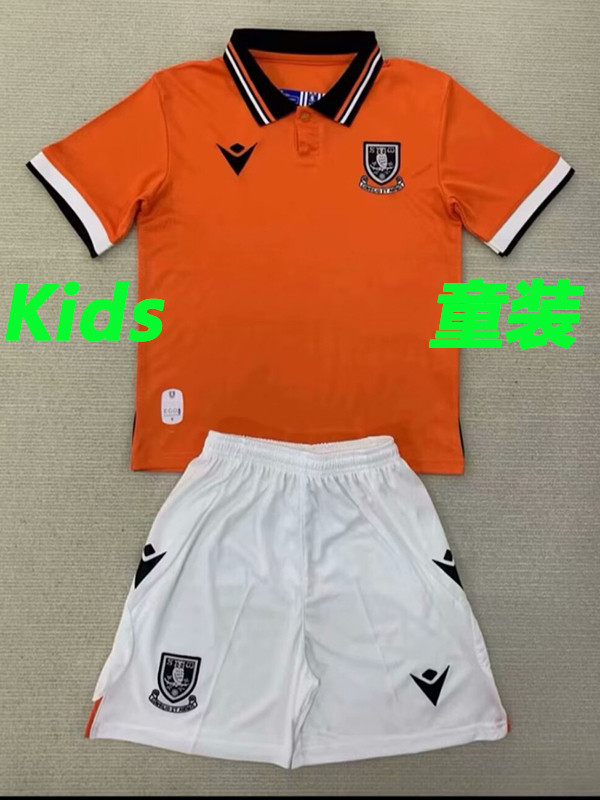 24/25 Sheffield Wednesday Away Kids Soccer Jersey(童装)