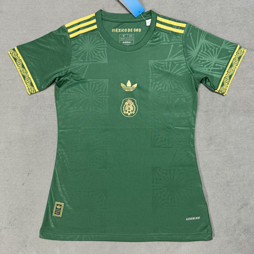 25/26 Mexico Golden Cup Edition Green  Women Soccer Jersey#女
