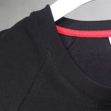 24/25 Man Utd Black Cotton  T-shirt