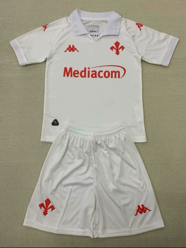 24/25  Fiorentina Away Kids  Soccer Jersey