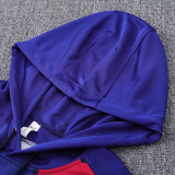 25/26  BAR Blue Red Team Logo Hooded  Tracksuit