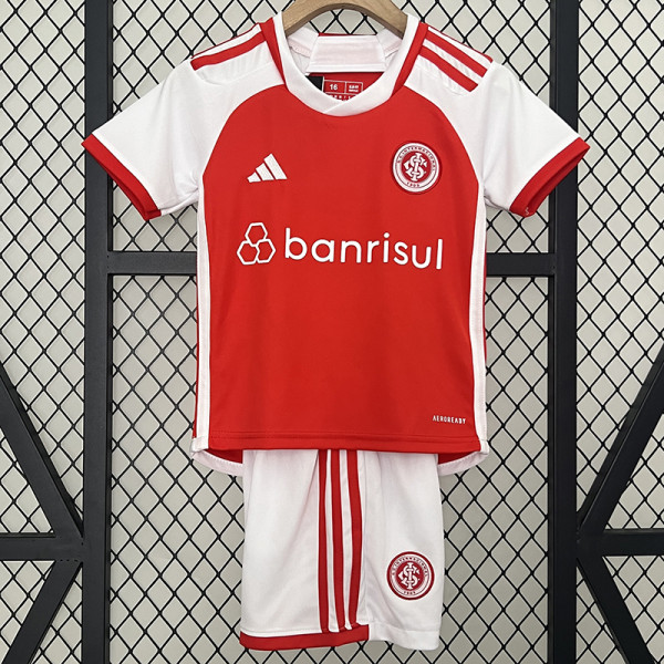24/25 Internacional Home Kids Soccer Jersey
