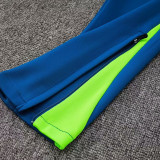 24/25  Brazil Light Green Half Pull  Kids Tracksuit  (半拉链、童装)