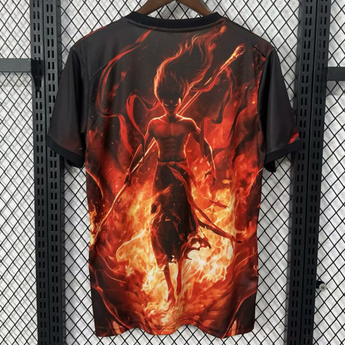 25/26 Japan Blaze Dragon  Nezha Red Black Fans  Soccer Jersey烈火龙1