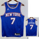 21/22 KNICKS ANTHONY #7 Blue Top Quality Hot Pressing NBA Jersey (Trapeze Edition) 飞人版