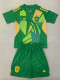 24/25  Spain Green Goalkeeper Kids Soccer Jersey