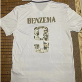 22/23 BENZEMA #9 Golden Ball RMA Home  Fans Soccer Jersey ( 球迷)