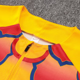 24/25  BAR Yellow Inkjet Half Pull Tracksuit  (半拉链、B834)