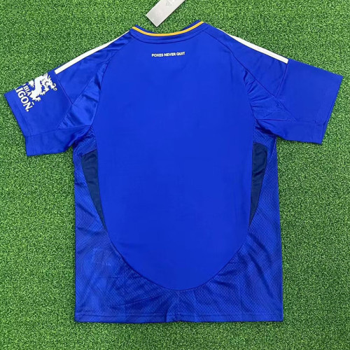 24/25 Leicester City Home Fans Soccer Jersey (BC.GAME广告)