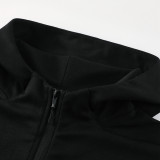 24/25 AM05 Black  Hooded Jacket Tracksuit