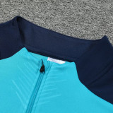 24/25 Ajax Sky Blue Half Pull Tracksuit  (半拉链)