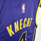 22/23 LAKERS KNEGHT#4 Blue Flying Edition Top Quality Hot Pressing NBA Jersey飞人