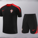 24/25 Portugal  Black Training Short Suit