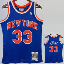 1991/92 KNICKS EWING #33 Blue Retro Top Quality Hot Pressing NBA Jersey 1991/92 KNICKS EWING #33 Blue Retro Top Quality Hot Pressing NBA Jersey