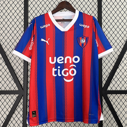 24/25 Cerro_Porteno Home Fans Soccer Jersey 波特诺山丘