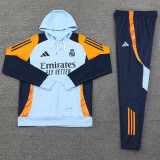 24/25 RMA Light Blue Hooded  Tracksuit浅蓝色