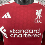25/26  LIV Home  Long Sleeve  Player Version Soccer Jersey