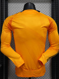 24/25 RMA  Away  Long Sleeve Player Version Soccer Jersey(长袖）
