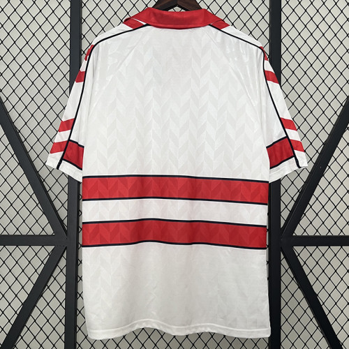 1988 Denmark Away Retro  Soccer Jersey