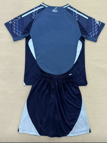 25/26 Seattle Sounders FC  Away Kids  Soccer Jersey(带章）