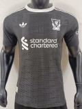 25/26  LIV Black Goalkeeper  Player Version Soccer Jersey