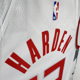 19/20  ROCKETS Harden #13 White Top Quality Hot Pressing NBA Jersey (City Edition)城市版