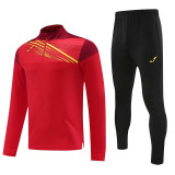 24/25 JO Red Half Zipper Sportswear # 810红色(半拉链)