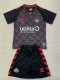 24/25 Sunderland Black Goalkeeper Kids Soccer Jersey