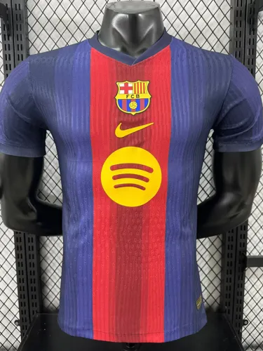 25 /26 BAR Blue and Red Special Edition Player Version Soccer Jersey