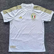 23/24  Italy Anniversary Edition White Fans Soccer Jersey a#d