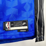 23 /24 Magic WAGNER #22 Dark Blue Top Quality Hot Pressing NBA Jersey (Retro Logo)(V领)