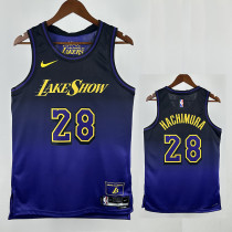 24/25 LAKERS HACHIMURA#28 Royal Blue City Edition Top Quality Hot Pressing NBA Jersey 24/25 LAKERS HACHIMURA#28 Royal Blue City Edition Top Quality Hot Pressing NBA Jersey
