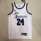 22/23 LAKERS BRYANT #24 White City Edition Top Quality Hot Pressing NBA Jersey