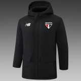 24/25  Sao Paulo  Black Hooded Cotton Coat G261