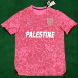 24/25 Palestino Deportivo Pink (English version) Fans Soccer Jersey(英文版）