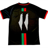 24/25 Palestine Black Arabic Version Fans Soccer Jersey(背带图）