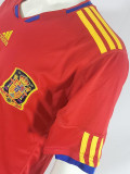 2010 Spain Home Retro Soccer Jersey