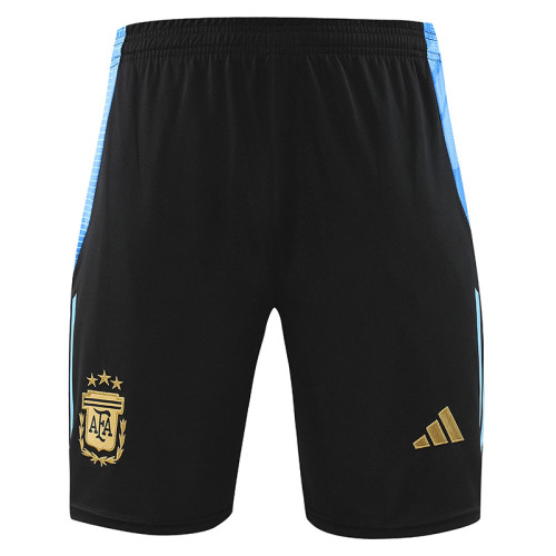 24/25  Argentina Black Shorts Pants (蓝边）