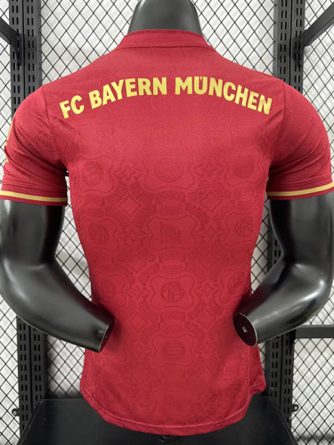 24/25 Bayern 125th Anniversary Edition  Player Version Soccer Jersey(胸前字）