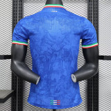 24/25 Italy  Blue Special Edition  Player Version Soccer Jersey