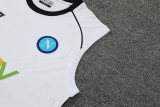 24/25 Napoli White Tank top and shorts suit
