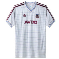 1986 West Ha Away Retro Soccer Jersey