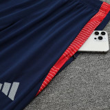 24/25 Man Utd Red Kids Half Pull Tracksuit  ( 童装、半拉链)
