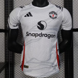 25/26 Man Utd  White Special Edition Player Version Soccer Jersey(圆领）