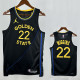 24/25 WARRIORS WIGGINS # 22 Black Flying Man Top Quality Hot Pressing NBA Jersey