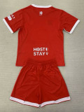 24/25 Middlesbroughl Home Kids Fans Soccer Jersey