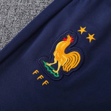 24/25 France Royal Blue Hooded  Tracksuit
