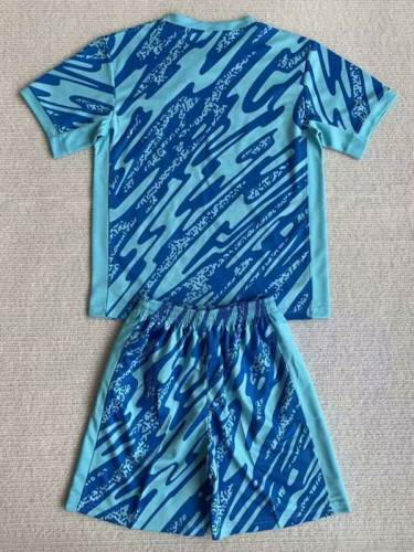 24/25 USA Blue Goalkeeper Kids Soccer Jersey