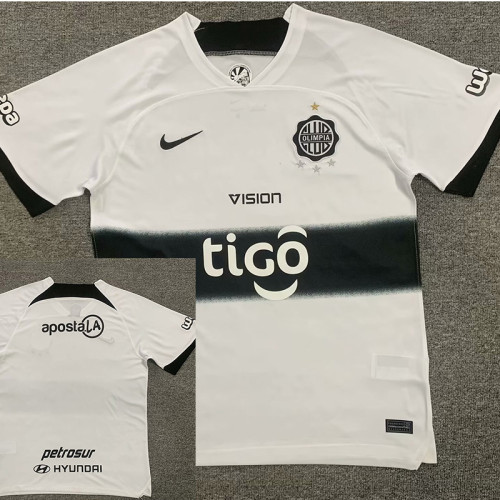 2024 Club Olimpia Home Fans Soccer Jersey（奥林匹亚、巴拉圭球队）